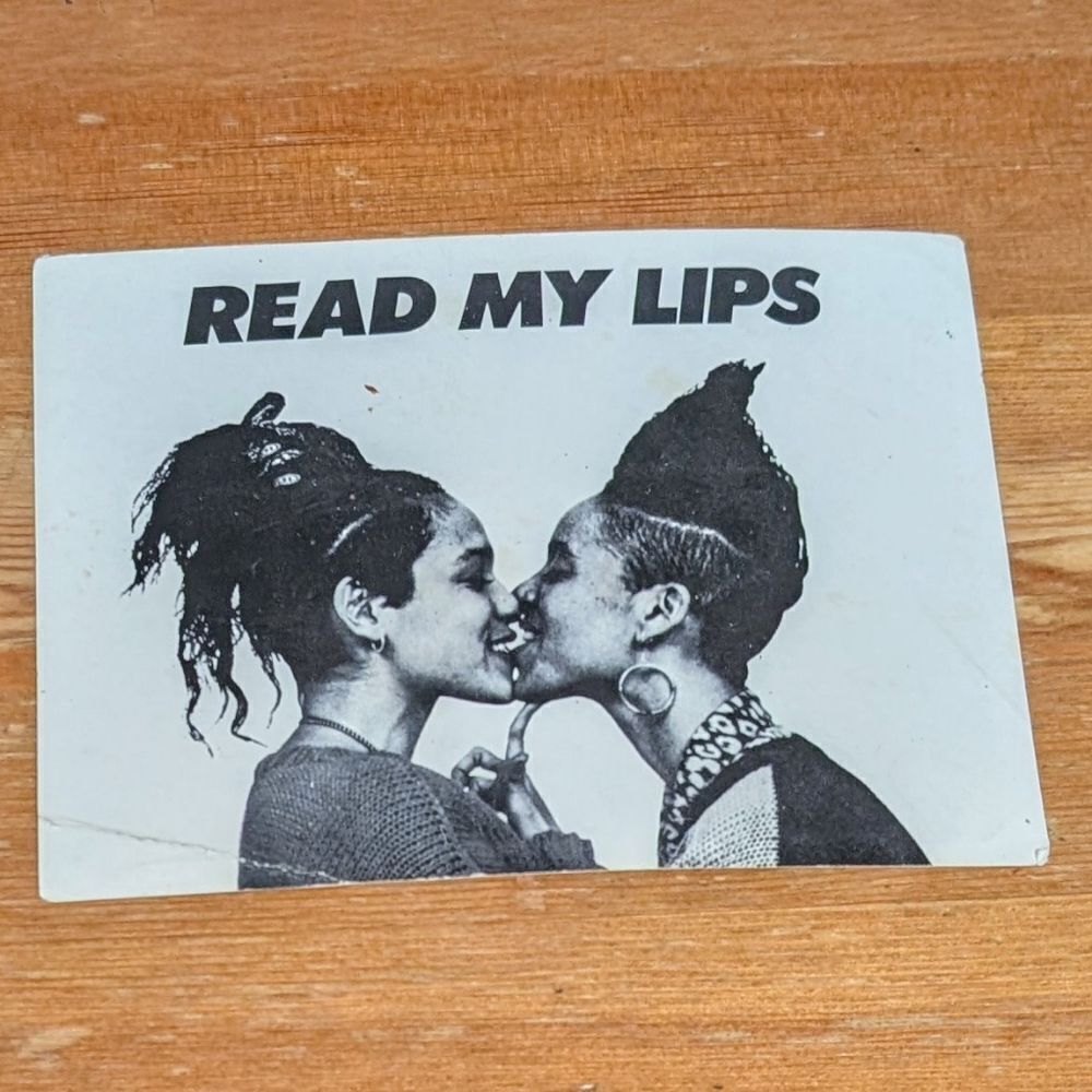 Vintage Read My Lips postcardsAct